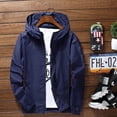 thumbnail image 3 of Chaqueta fina deportiva para ciclismo al aire libre para hombre, chaqueta cortavientos holgada informal para hombre, prendas de vestir de color caramelo, Tops, 3 of 5