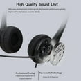 thumbnail image 3 of YAHHU SY490MV Call Center Wired Headset 3.5MM Port With Noise Canceling Microphone Ergonomic Telephone Operator Headphone for Computer Phones Desktop Boxes Black, 3 of 9