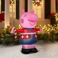 Airblown Inflatables Christmas Peppa Pig in Red Sweater Hasbro