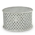 thumbnail image 2 of Bowery Hill Table de Cocktail Ronde en Bois Blanche, 2 of 4