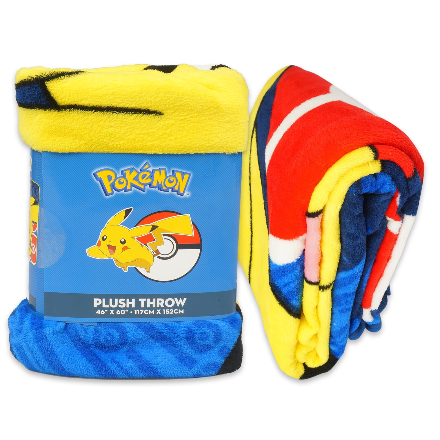 Pokemon He is Electric Pikachu Plush Throw Blanket 40" x 60" not