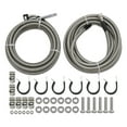 thumbnail image 4 of Stainless Steel Braided Fuel Line Kit Quick Fix QFF0015SS For HHR Cobalt Pontiac, 4 of 12