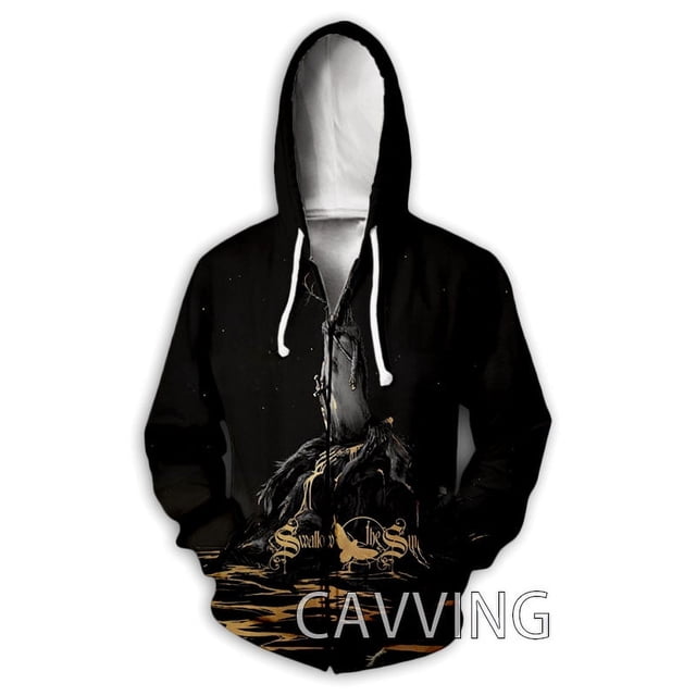 Nueva moda con estampado 3D de "Swallow the Sun", sudaderas con cremallera, sudaderas con capucha, sudaderas Harajuku, sudaderas de hip hop