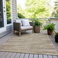 thumbnail image 6 of Addison Rugs Chantille Indoor/Outdoor Transitional Stripes Taupe Washable Rectangle Rug, 2'6" x 3'10", 6 of 6