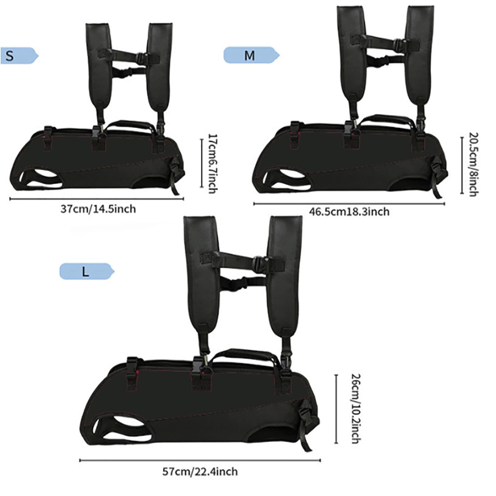 Pet Product Class Dog Sling Adjustable Horizontal Portable Dog Backpack Wearable Multifunctional Travel Front Support for Outdoor Adventures and Cycling