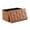 30in/Brown/29.92 x 14.96 x 14.96 inch, variant on Alvantor Storage Ottoman Bench, Foldable Faux Leather with Tufted Foam Seat and Center Divider, Black, 30 in x 15 in x 15 in