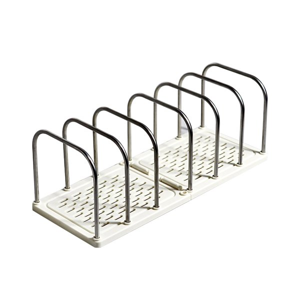 Desk File Sorter Organizers Rack 6 Section Book End Desk Bookshelf 14.5x5.7x5In