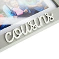 thumbnail image 5 of 4x6 and 5x7 Cousins Picture Frame, Cousins Word Attachment, White Beveled Mat (9x0.5x7.1 In, Gray), 5 of 10