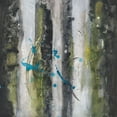 thumbnail image 2 of Combs, Joyce 15x15 Gold Ornate Wood Framed with Double Matting Museum Art Print Titled - Electric Currents I, 2 of 4