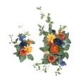 thumbnail image 1 of 2 piezas de arco de boda con flores artificiales, guirnalda floral de granja hecha a mano, bienvenida J, 1 of 9