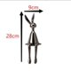 thumbnail image 4 of Estatua de conejito sentado de conejo residente, adornos para muebles del hogar para sala de estar, dormitorio, estantería-28cm brillar Electrónica, 4 of 4