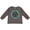 Charcoal Grey, variant on Inktastic Grandpa's Favorite Girl Blue Flower Wreath Girls Long Sleeve Toddler T-Shirt