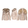 thumbnail image 3 of Abrigo de plumón para mujer Invierno Regular Cálido Casual Chaqueta diaria Manga larga, 3 of 4
