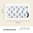 thumbnail image 4 of Neceser y estuche de maquillaje Palmetto Home Block Print Azul, 4 of 9