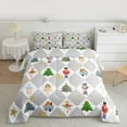 thumbnail image 2 of Manfei Cartoon Elf Princess Queen Comforter Set, Fairy Tale Nutcracker Bedding Sets, Christmas Tree Gift Reversible Bedding Comforter Set, Lightweight Room Decor, 3-Piece, 2 of 8