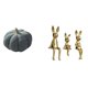 thumbnail image 1 of Almohadas de calabaza de Halloween,Almohadas de calabaza de Halloween Decoración del hogar Suave,Escultura de figura,Estatua sentada Figura Escultura Adorno,Estatuas de conejos en miniatura, 1 of 8
