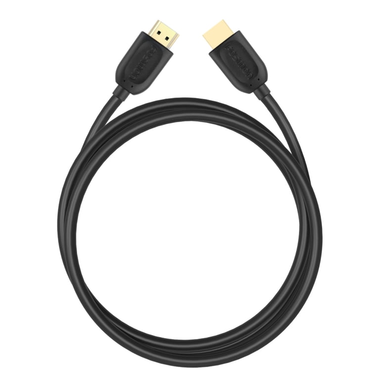 Câble HDMI Haute Vitesse 1.8m Or - Full HD 1080p Pour TV, Blu-ray, PS, Xbox - Neuf