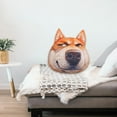 thumbnail image 4 of Cojín de peluche con estampado de perro, para niños, juguete de peluche realista, regalo de cumpleaños, lindo Despreciar, 4 of 8