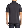 thumbnail image 2 of Mafoose Men's Active Textured Polo T-Shirt Iron Grey Large, 2 of 5