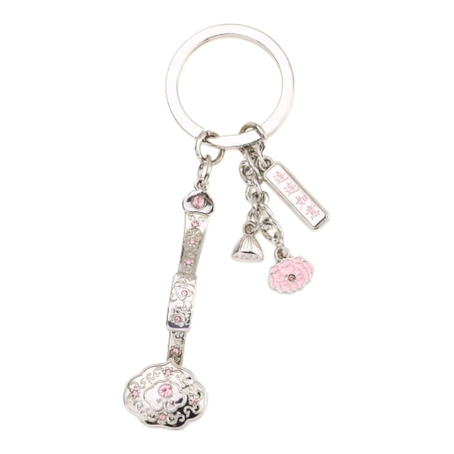 Llavero con símbolo de la suerte, soporte para llaves, llavero para bolso, colgante para llaves, llavero de metal, etiqueta para llaves estilo D