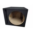 thumbnail image 4 of Bass Rockers 12" inch Car Single Subwoofer Ported Sub Enclosure w/Spring Terminal Black Carpet, 4 of 4