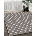 thumbnail image 2 of Ahgly Company Indoor Square Patterned Sienna Brown Area Rugs, 6' Square, 2 of 6