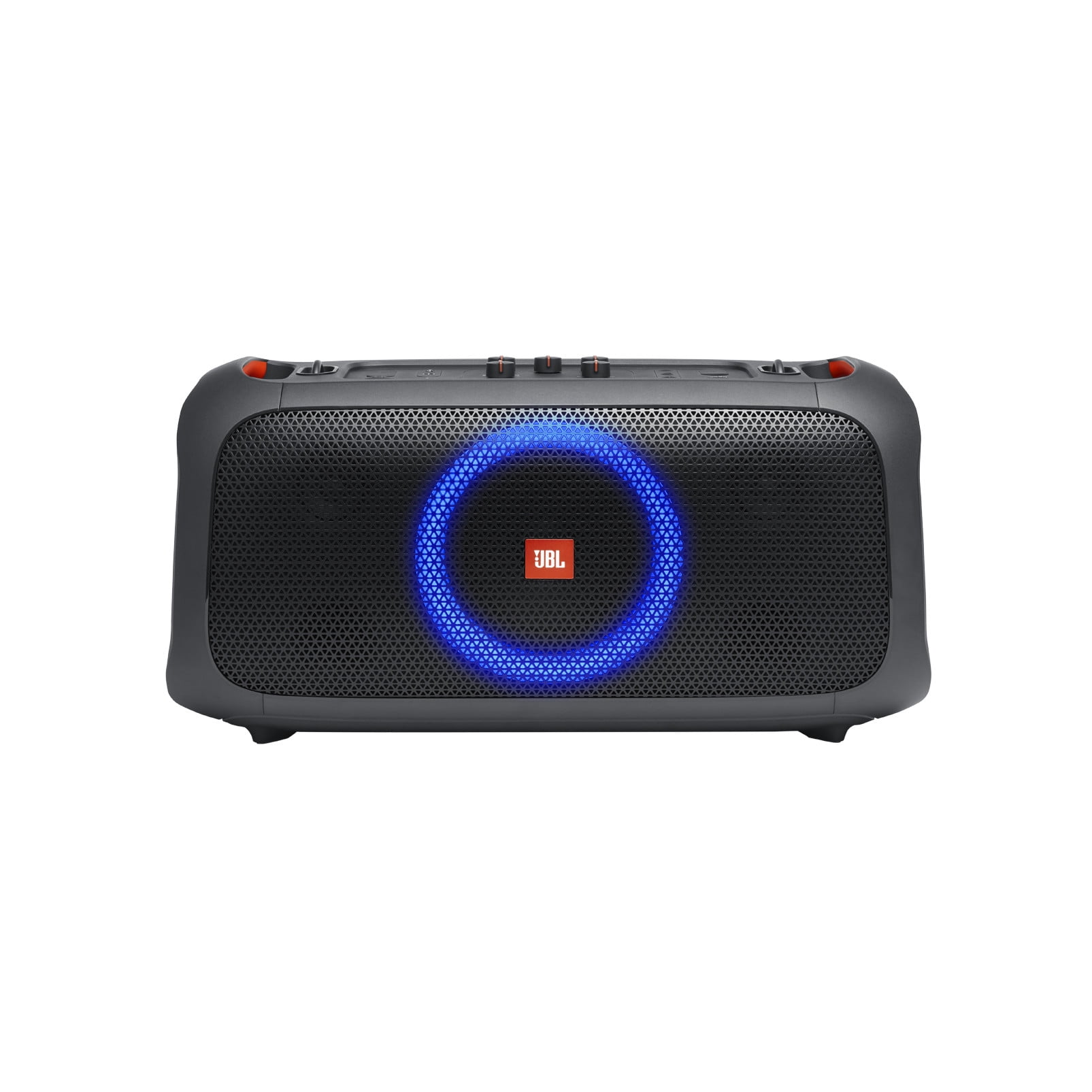 JBL PartyBox On-The-Go - Portable party speaker with built-in lights and wireless mic - Black