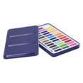 thumbnail image 3 of Solid Watercolor Iron Boxed Multicolor Drawing Paints with Hook Line Pen Painting Supplies36 Colors, 3 of 5