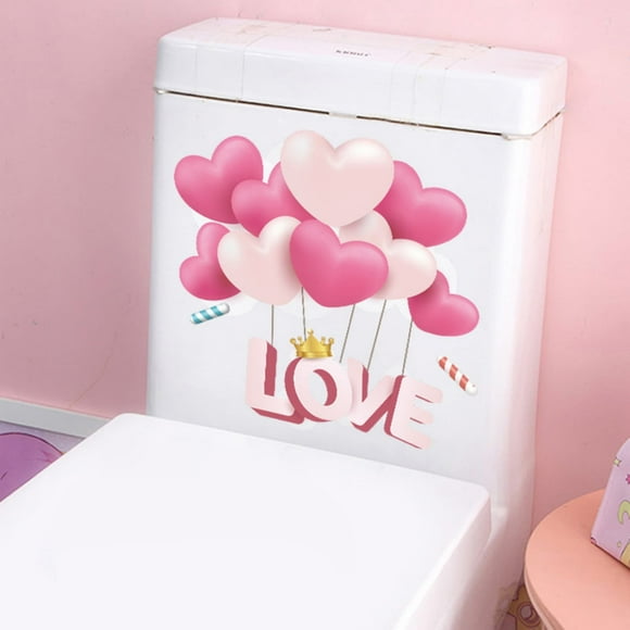EGNMCR Valentine's Day Window Decoration Stickers PVC Self Adhesive Love Lips Festival Wall Stickers Self Adhesive Festival Stickers
