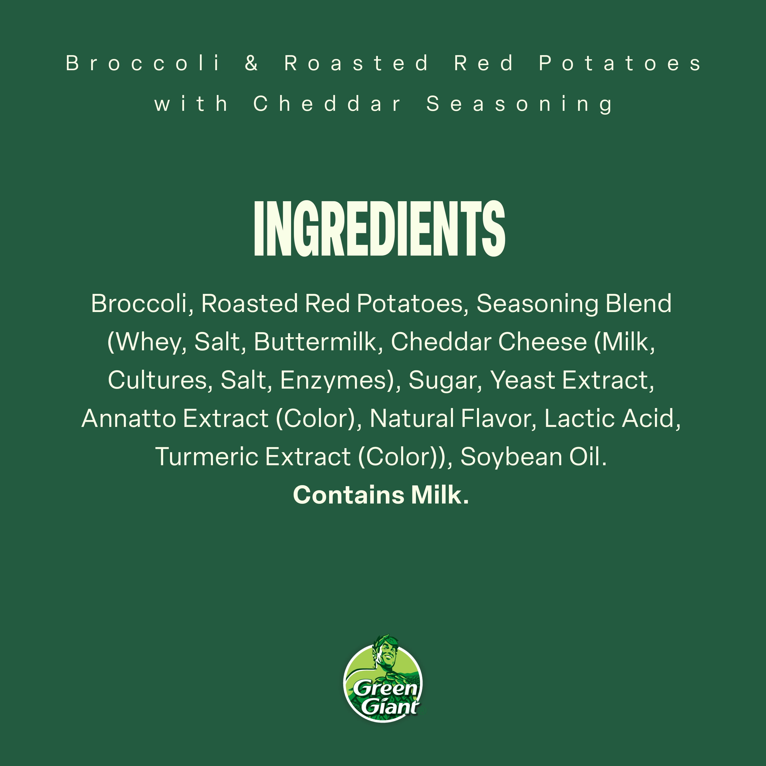 Green Giant Restaurant Style Broccoli & Red Potatoes, Cheddar Seasoning, 14oz Bag (Frozen)