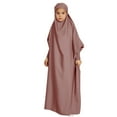 thumbnail image 1 of Kcodviy Robes de Noël Solides pour Filles Musulmanes Robe Colorée Robe Nationale Taille 5 Jupe Vêtements pour Enfants Arabes, 1 of 5