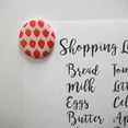 thumbnail image 2 of Cute Strawberry Strawberries Pattern Sketchy Kitchen Refrigerator Locker Button Magnet, 2 of 5