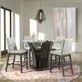 thumbnail image 4 of Picket House Furnishings Simms Round Counter Height Dining Table in Walnut, 4 of 8