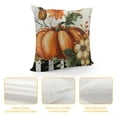 thumbnail image 4 of Fenyluxe Pumpkin Leaves Flowers Pillow Covers Outdoor Decorative for Couch Bed Sofa Home Decor Autumn Zipper Closure 1PC 24x24in, 4 of 5