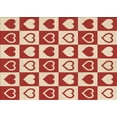 thumbnail image 1 of Ahgly Company Machine Washable Indoor Rectangle Transitional Red Area Rugs, 5' x 7', 1 of 7