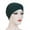 Green, variant on baseball cap Women Solid India Hat Ruffle Cancer Chemo Beanie Turban Wrap Scarf Cap Grey + One size