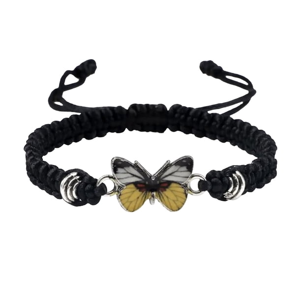 Set de pulseras para parejas tejidas a mano - Pulseras de corda ajustables para hombres y mujeres, 16-32cm