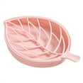 thumbnail image 1 of 3 Colors Leaf Shape Soap Holder Non Slip Soap Box Toilet Shower Tray Draining, 1 of 11