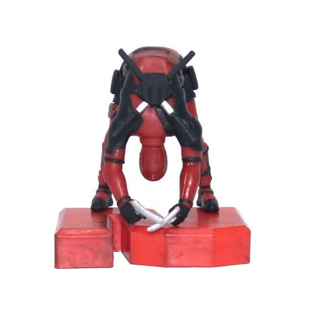 Kit de adornos para muñecas pequeñas de Deadpool,modelo de muñeca ABS,decoración,juguete para niños,regalo