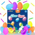 thumbnail image 1 of Set de búsqueda de huevos de Pascua MgParty que brilla en la oscuridad con 36 huevos, 1 of 7
