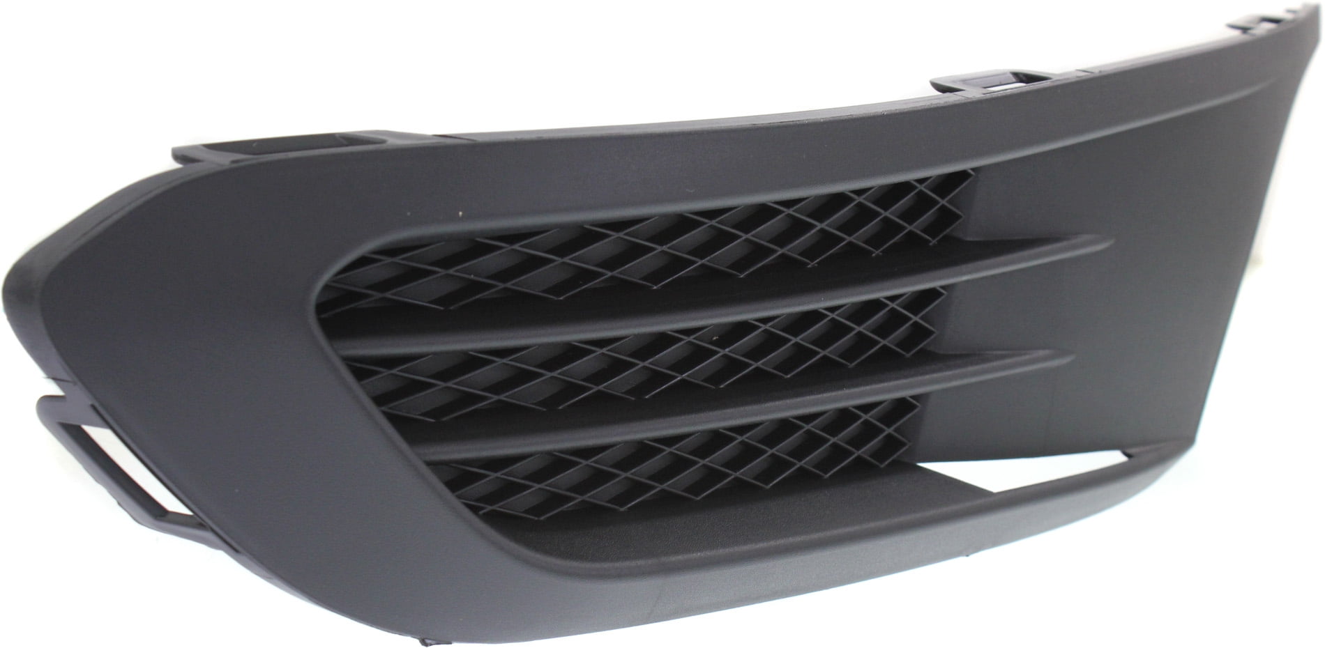 Fog Light Cover Compatible with 2011-2014 Volkswagen Jetta Left Driver Black
