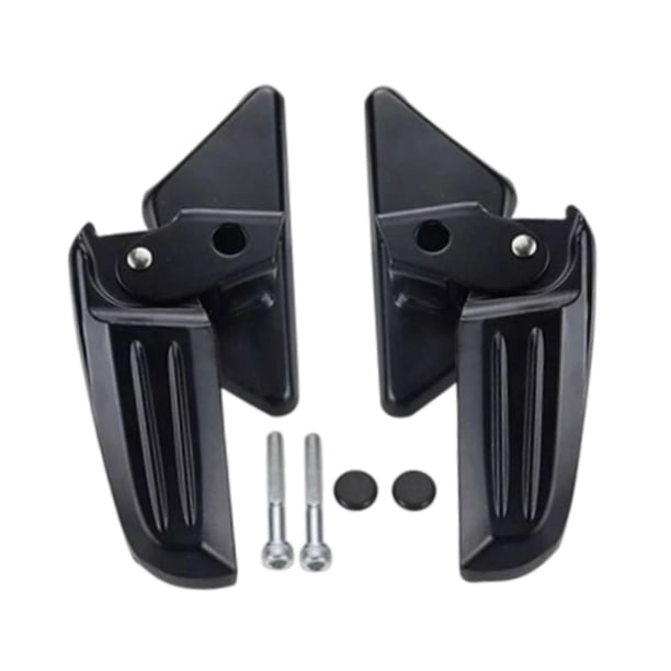 Estriberas traseras para pasajeros de motocicleta, accesorios de instalación para LX Lxv S Negro
