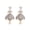 Silver, variant on Ballerina Earrings, Ballet Gymnastics Dangle Earrings for Women, Bohemian Ballet Dancer Vacation Earrings for Ladies, Cute Ballerina Statement Earrings Summer Boho Jewelry