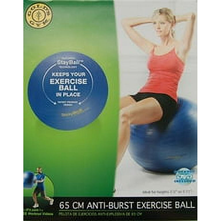 Gold s Gym 65 cm Exercise Stay Ball Walmart