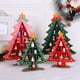 thumbnail image 4 of Árboles De Navidad Adornos De Madera En Miniatura Forma De Árbol De Navidad Decoración Navideña De Escritorio Inevent HA042648-01, 4 of 5