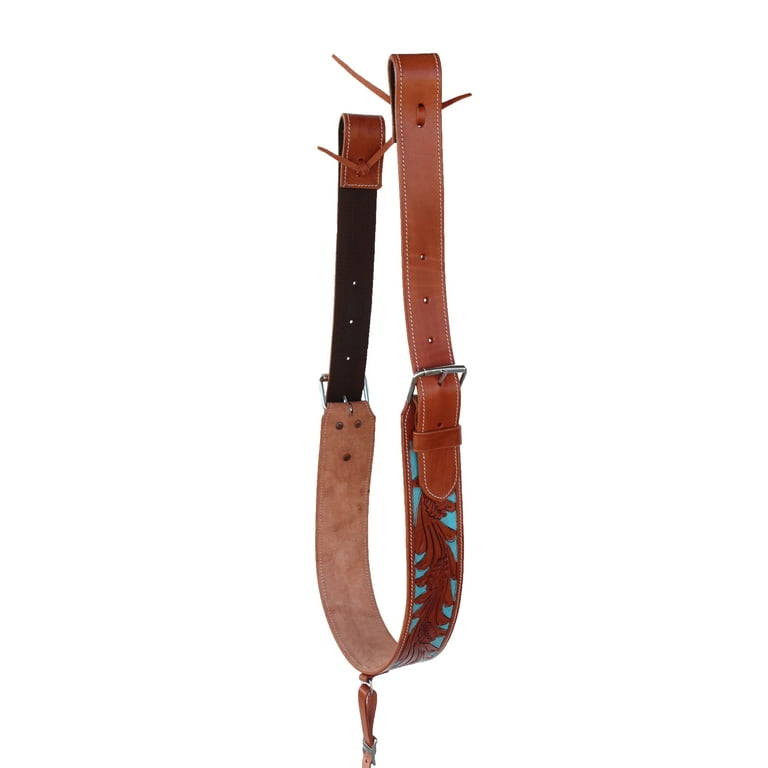 Horse Western Carved Leather Rear Flank Back Cinch Girth Saddle Billets 9774-80