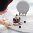thumbnail image 4 of 5x1:12 platos en miniatura vajilla utensilios de cocina de simulación vida escena cocina juguetes muñeca Mini comida platos blancos ad Zulema Plato Blanco Miniatura, 4 of 8