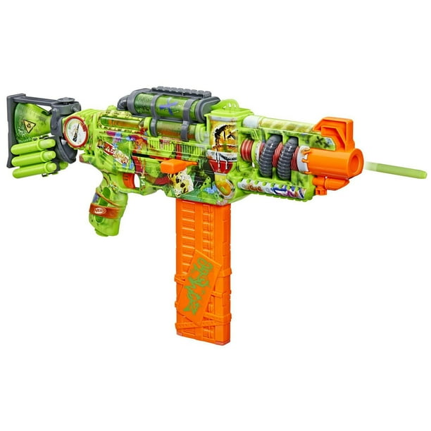 Nerf ナーフ　ゾンビ　Corrupter ダーツブラスター Nerf Zombie Corrupter Dart Blaster, 22 Nerf Elite Darts, Outdoor