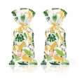 thumbnail image 4 of Kearding 120 piezas Hawaii Leaf Gift Bag Candy Snacks Animal Party Packaging Bolsa de embalaje con lazos Decoración de boda Almacenamiento y organización del hogar, 4 of 6