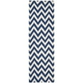 thumbnail image 2 of SAFAVIEH Dhurries Bentley Geometric Area Rug, Dark Blue/Ivory, 8' x 10', 2 of 5